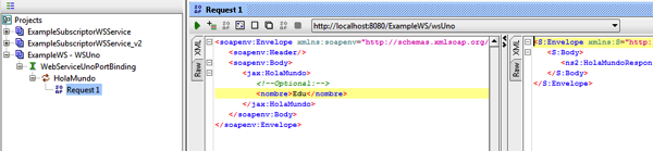 Ejecución desde SOAPUi